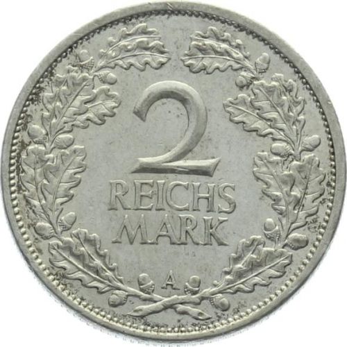 Weimarer Republik 2 Mark 1926 A